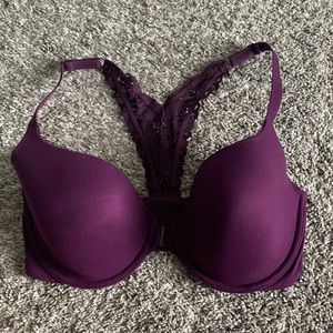 victoria’s secret purple bralette with cups